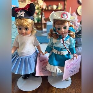 2-Madame Alexander Disney dolls Mouseketeer & Round up Day